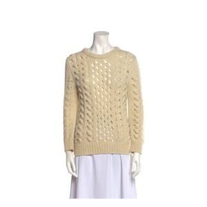 Louis Vuitton crew neck beige Sweater size medium